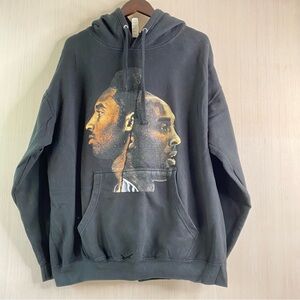Landmark Activewear Kobe Bryant Graphic Print Hoodie Double Sided 2XL